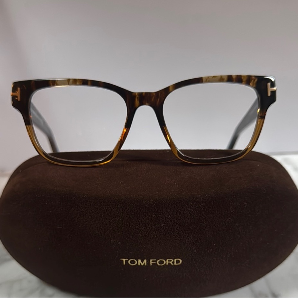 Tom Ford Speckled Brown Gradient Eyeglasses *RARE*